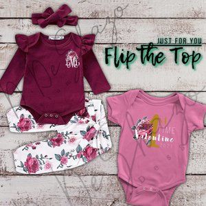 Baby Girls  CUSTOMIZED 1sy Valentines Day Outfit
